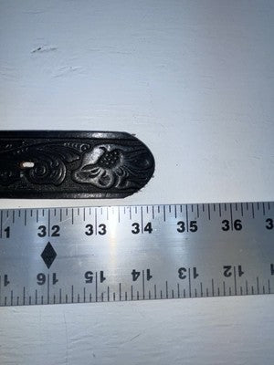 New Black Genuine Leather Tooled 28” Belt #WR602 Z-150
