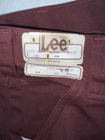 New Vintage Red Lee Polyester Pants #2004061 3A-77