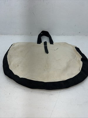 New Congress Leather Black Tan Rodeo Rope Bag #1050 EE-6