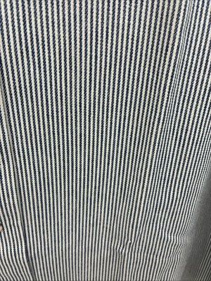 New Men’s Wrangler Blue White Stripe Long Sleeve Button Up 17.5 X 35 XL T-70
