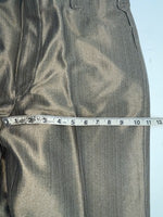 New Vintage Brown Circle A Polyester Pants #CP5791 SS-26