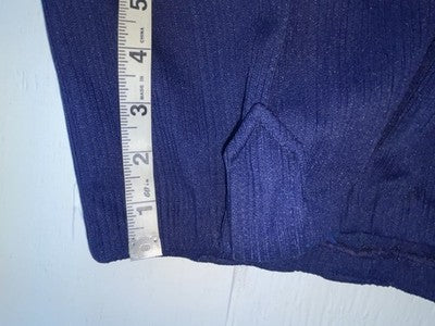 New Vintage Blue Panhandle Slim Polyester Pants ZZ-83