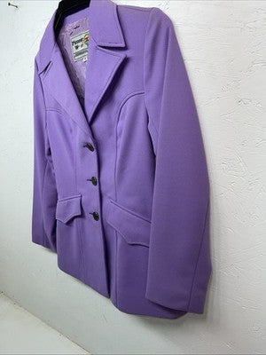 New Women’s Purple Pioneer Wear Long Show Jacket 10 #692 WW-11