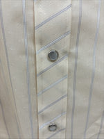 New Men’s H Bar C Yellow Stripe Long Sleeve Pearl Snap 17 X 34 XL R-65