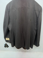 New Men’s Circle S Gray Suit Jacket 50 #6821 II-604
