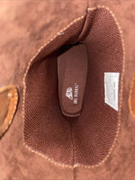 New Youth Brown DBL Barrel Cowboy Boots. 4475202 5.5 5 1/2. 24-143