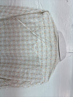 New Men’s Dickson Jenkins White Deign Long Sleeve Pearl Snap 16.5 Large X-55