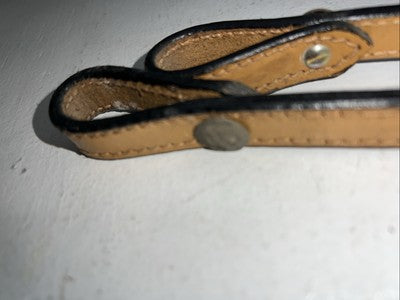 New Congress Leather Headstall W Spilt Reins Metal Plate Browband #6853 U-27