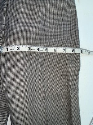 New Vintage Black Speckled Panhandle Slim Polyester Pants #781857 3A-130