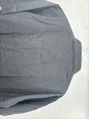 New Men’s ELY Cattleman Black Western Short Sleeve Pearl Snap 16 Large T-53