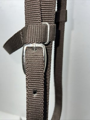New Brown Pony Action Company Headstall With Bit Split Reins #231001BR W-58
