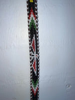 New Brown Genuine Leather Beaded 34” Belt Z-121