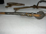 New Congress Leather Browband Headstall W Metal Plate #6850 U-28