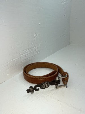 New Brown Genuine Leather Dan Post Weaved 34” Belt #5662/26 Z-141
