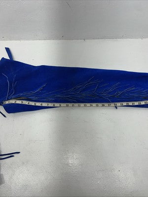 New Blue Children’s Whitman Show Chaps With Fringe Adjustable Waist 36” N-43