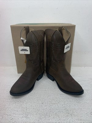 New Kids Brown Smoky Mountain Cowboy Boots. 3531 C 1 D. 23-104