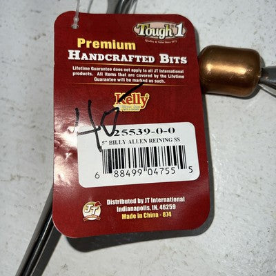 New Tough 1 SS 5” Billy Allen Reining Bit #25539 W-506
