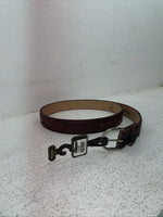 New Red Genuine Leather Nocona Stitched 36” Belt #1613099 Z-25