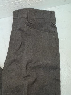 New Vintage Gray Circle S Polyester Pants #8542 3A-113