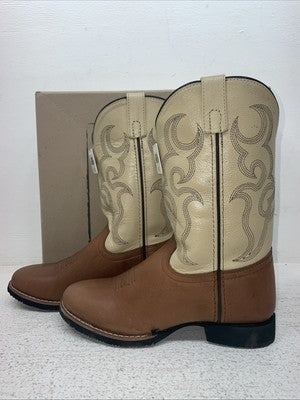 New Kids Brown Smoky Mountain Cowboy Boots. 3130 Y 4.5 4 1/2. 23-161