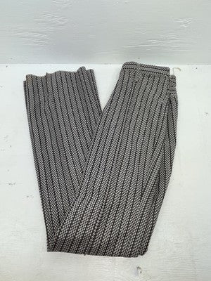 New Vintage Black And White Checkered Panhandle Slim Polyester Pants #8042 SS-53