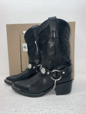 New Kids Black Smoky Mountain Cowboy Boots. 1083 C 12.5 12 1/2. 23-27