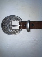 New Brown Genuine Leather Acme Weaved 28” Belt #6863 JJ-167