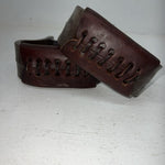 New Brown Plastic With Leather Stirrups FF-6