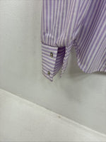 New Women’s Panhandle Slim Purple Design Long Sleeve Pearl Snap Size 32 MM-79
