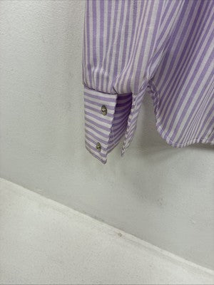 New Women’s Panhandle Slim Purple Design Long Sleeve Pearl Snap Size 32 MM-79