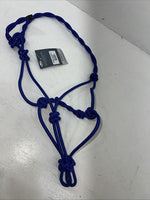 New Tough 1 Blue Knotted Rope Training Halter #50-1090 G-506