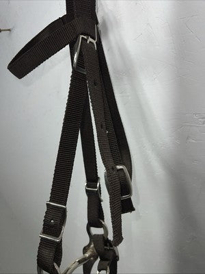 New Brown Pony Action Company Headstall With Bit Split Reins #231001BR W-58