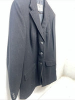 New Women’s Black Equestrian Long Riding Coat 16 WW-49