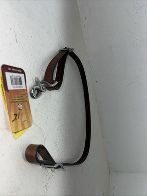 New Tough 1 Brown Leather Tie Down Strap #53-2863 LLL-39