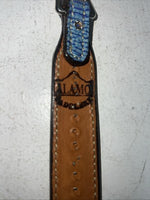 New Alamo Saddlery Blue Pearl Wither Strap #200JB LLL-35