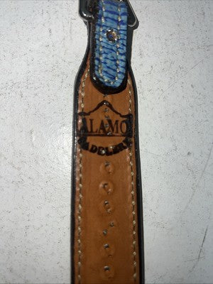 New Alamo Saddlery Blue Pearl Wither Strap #200JB LLL-35