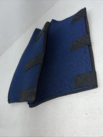 New Navy Blue Draft Horse Neoprene Hock Sweats Closure M-500