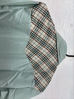 New Men’s Western Shirts Blue Plaid Long Sleeve Pearl Snap 15.5 Medium T-72