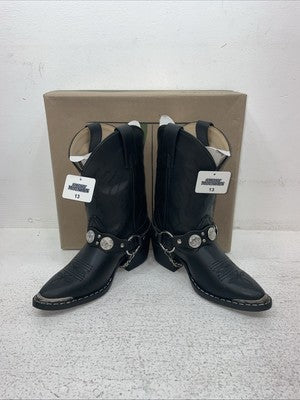 New Kids Black Smoky Mountain Cowboy Boots. 1083 C 13. 23-53