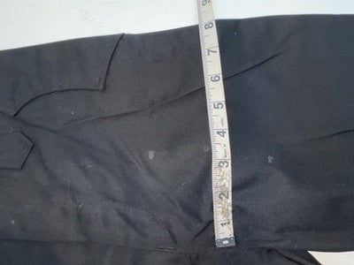 New Vintage Black Western Girl Polyester Pants #77 SS-70
