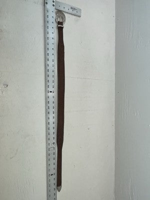 New Brown Genuine Leather Acme Weaved 28” Belt #6863 JJ-167