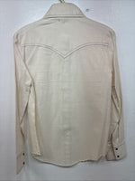 New Women’s Lee Tan Long Sleeve Western Pearl Snap Size 11 YY-91 