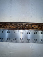New Brown Genuine Leather Perkies Tooled 22” Belt #170 NN-91