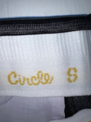 New Vintage Black Circle S Polyester Pants #CP5091 SS-2