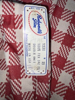New Vintage Red Plaid Panhandle Slim Polyester Pants #1230 SS-101