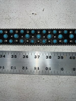 New Black Genuine Leather Blazin Roxx Blue Cross Bling M Belt #N3520401 Z-2
