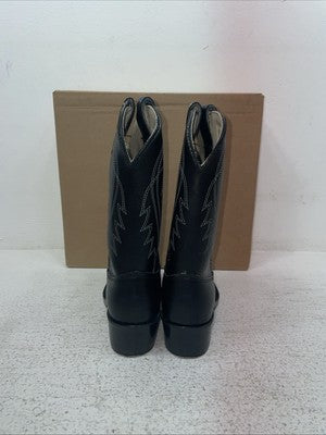 New Kids Black Bronco Cowboy Boots. C 1890 13 D. 23-36