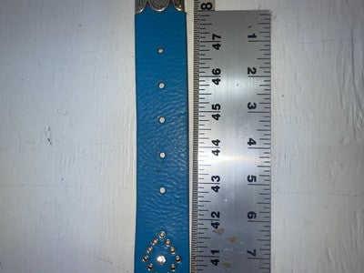 New Blue Genuine Leather Nocona Silver Bling XX Belt #N3431617 NN-135