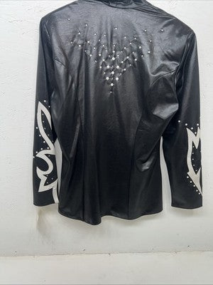 New Women’s 1849 Authentic Ranchwear Black Western Show Jacket Medium WW-21
