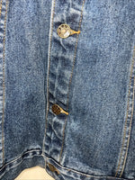New Women’s ELY Outwear Blue Jean Jacket Large #241014 RR-11